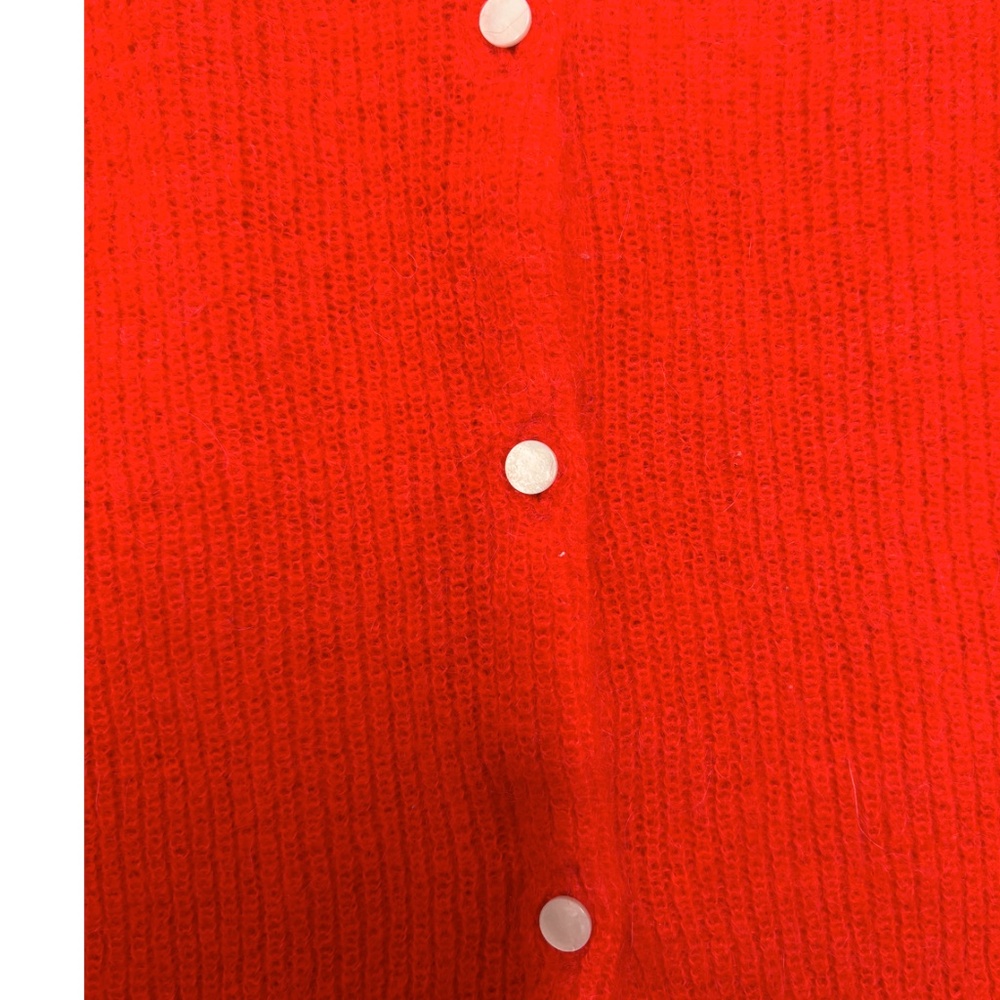 SEZANE-Gaspard Cardigan (Red)-Small - Picture 4 of 9